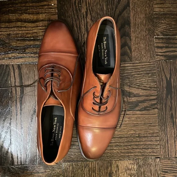 To Boot New York Adam Derrick Men’s Leather Dress Shoe - Picture 2 of 5